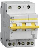 Переключатель фаз трехпозиционный IEK KARAT ВРТ-63 3п 25А тип AC картинка